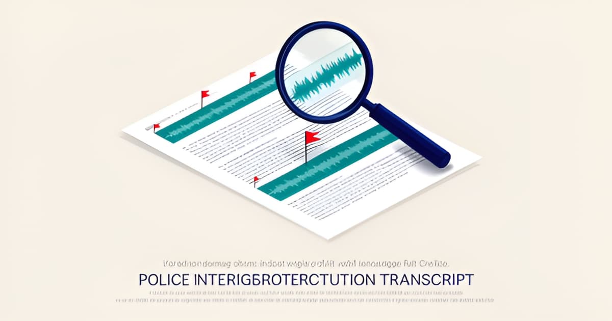 Police Interrogation Transcript: The Defense Attorney's 2026 Guide