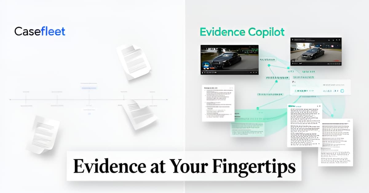 A modern illustration comparing case management and evidence review workflows for criminal defense attorneys.
